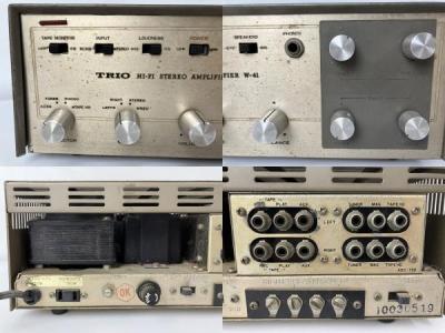 【動作品】TRIO W-41 真空管アンプ TRIO プリメインアンプ W－41(その2)