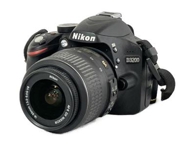 Nikon D3200 ボディ AF-S NIKKOR 18-55mm F3.5-5.6G VR レンズ セット カメラ