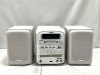 Victor UX-QM7 CD/MDコンポ 2006年製 ホワイト ビクター 音響機材 訳あり