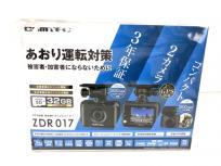 動作COMTEC ZDR017 前後2カメラ ドライブレコーダー