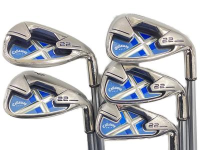 Callaway X-22 5-9I PW SW アイアン クラブ 7本