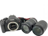 動作Canon EOS Kiss X7i デジタル 一眼レフ カメラ ボディ 18-55mm 55-250mm ダブルレンズキット キャノンの買取
