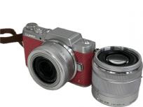 動作Panasonic LUMIX DMC-GF7W-T ミラーレス一眼カメラ ダブルズームレンズキット パナソニックの買取