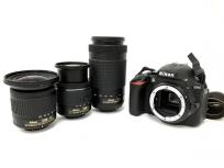 Nikon D5600 カメラ ボディ レンズ3本セット ニコンの買取
