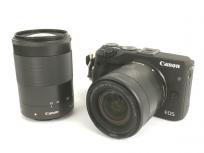 動作Canon EOS M3 PC2064 EF-M 18-55mm F:3.5-5.6/ EF-M 55-200mm F:4.5-6.3 ダブルズームキット