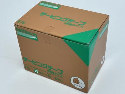 ニチバン battlewin E75 テーピングテープ 伸縮タイプ 75mm×4m 12個入り ベージュ