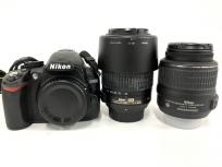 動作Nikon ニコン D3100 デジタルカメラ 18-55mm / 55-200mm 一眼レフ レンズセットの買取