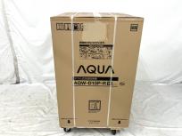 動作 AQUA まっ直ぐドラム 2.0 AQW-D10P-R W ドラム式 洗濯 乾燥機 右開き ホワイト 家電 大型