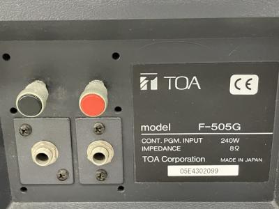 TOA F-505G スピーカー　ペア TOA F-505G スピーカー ペア