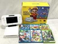 動作 Nintendo WUP-S-WAHA Wii U SUPER MARIO MAKER SET 32GB ソフト 6本 付き 家庭用ゲーム 本体 任天堂