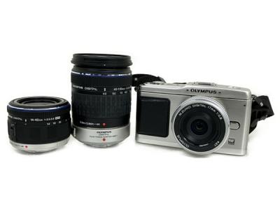 格安新品  ホワイトボディ E-PM1 OLYMPUS オリンパス 17mm 単焦点 黒 2.8 オリンパス