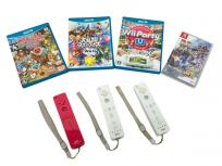 Nintendo wii U リモコン 3点 Switch ゲーム ソフト スマブラ 太鼓の達人 wiiParty 4点