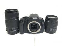 動作Canon EOS Kiss X5 EF-S 18-55mm 1:3.5-5.6 IS II 55-250mm 1:4-5.6 IS II デジタル一眼レフ カメラ キヤノン