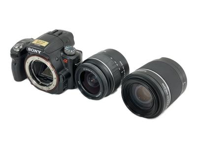 SONY　デジタルカメラ　SLT-A55V (α55) 、 レンズ3本セット SONY ソニー/デジタル一眼/α55/SLT-A55V 18-250mmレンズセット
