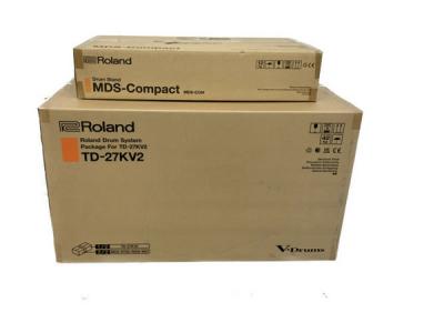 動作Roland TD-27KV2 V-Drums/MDS-COM MDS-Compact ドラムスタンド 電子ドラム 打楽器 ローランド