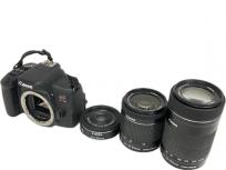 動作Canon EOS Kiss X8i ダブルズームキット EF-S 24mm セット 訳ありの買取
