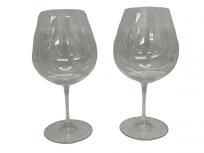 RIEDEL ワイングラス ヴィノムブルゴーニュ 2個セット 明治神宮 十六菊花紋刻印入り 食器 グラス