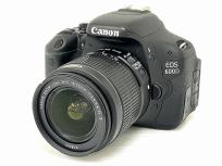 動作Canon EOS 600D EF-S 18-55mm 1:3.5-5.6 IS II デジタル一眼レフカメラ ボディ レンズ キャノン