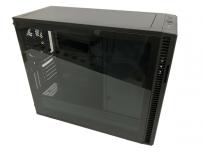動作Fractal Design FD-CA-DEF-R6-GY-TG PCケース ミドルタワー ブラック ボックス PC周辺機器