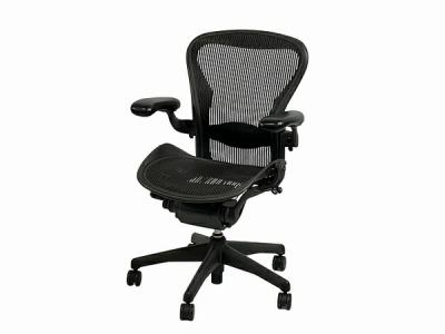 HermanMiller ハーマンミラー アーロンチェア AE123AWB BK オフィス 家具 訳あり
