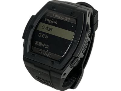 動作 Shot Navi Crest II ゴルフナビ GPS ブラック 腕時計型 ショットナビ クレスト2