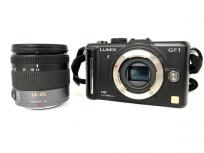 動作 Panasonic DMC-GF1 ミラーレス一眼 カメラ ボディ H-FS014045 レンズ DMW-LVF1 ライブビューファインダー付