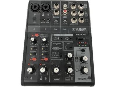 YAMAHA AG06 ミキサー 6チャンネル 音響機材 ヤマハ