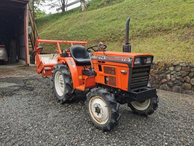 動作良好 C144 14馬力 825時間 4WD ヒノモト アウトレット トラクター