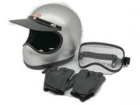 動作TT&amp;CO TCSG SG/DOT シルバー ゴーグル 手袋付き ヘルメット トゥーカッターの買取