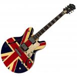 動作 Epiphone SUPERNOVA UNION JACK Noel Gallagher ノエルギャラガー モデル セミアコ ギター