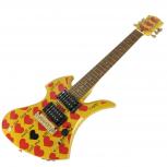 BURNY バーニー YH-JR.2009 Heart Yellow アンプ内蔵 ミニ エレキ ギター 楽器の買取