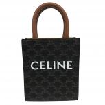 セリーヌ CELINE ショルダー ハンド バッグ ミニ バーティカル トリオンフ キャンバス カバ ゴールド金具