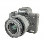 動作 Canon EOS Kiss M ミラーレス一眼カメラボディ EF-M15-45mm F3.5-6.3 IS STM レンズ 付き セット キャノン 訳有の買取
