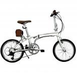 DAYTONA DE01 電動アシスト 自転車 折りたたみ式 20インチ オレンジ系 充電器 バッテリー 鍵付き デイトナの買取