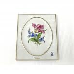 Meissen Porcelain マイセン Tulpe チューリップ 壁掛け プラーク 食器