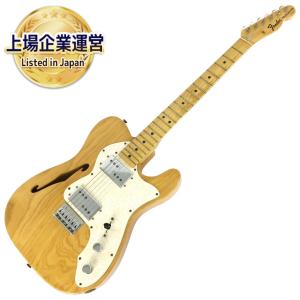ヴィンテージ ギター Fender Telecaster ThinLine 1972 色:ナチュラル/Body:アッシュ/Neck:メイプル 当時で購入。現在も問題なく使用中