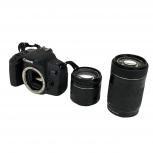 動作Canon EOS kiss x9i 18-55mm F4-5.6 IS STM 55-250mm F4-5.6 IS STM 一眼レフ ダブルズームキットの買取