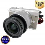 Canon EOS M100 ZOOM LENS EF-M 15-45mm 1:3.5-6.3 IS STM ミラーレス一眼レフカメラ レンズ セット キャノン