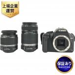 Canon EOS Kiss X2 DS126181 デジタル一眼レフカメラ EF-S 18-55mm F3.5-5.6 IS EF-S 55-250mm F4-5.6 レンズ セット 訳有