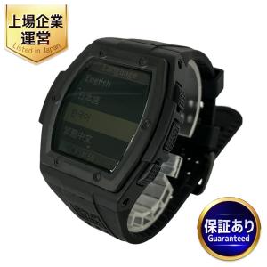 動作 Shot Navi Crest II ゴルフナビ GPS ブラック 腕時計型 ショットナビ クレスト2