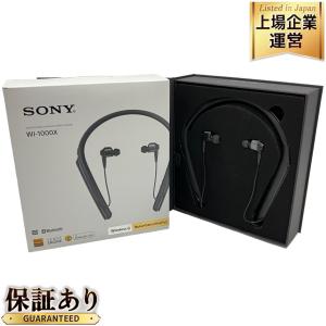 SONY ソニー WI-1000X ワイヤレスヘッドフォン ノイズキャンセリング ブラック 音響機材
