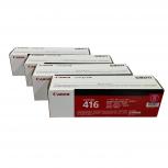 canon cartridge 416 トナー カートリッジ シアン マゼンタ イエロー ブラック 4色セット