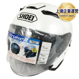 SHOEI J-Cruise II ヘルメット ルミナスホワイト 2019年製 ジェイ-クルーズ ツー SENA SRL2 インターコム 付き バイク