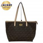 MICHAEL KORS マイケルコース トートバッグ 35H5GTTT6B シグネチャー柄 ブラウン