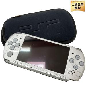 SONY PSP-3000 ゲーム機 プレイステーションポータブル ソフト22点付き