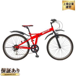 SCUDERIA FERRARI 折り畳み マウンテンバイク MTB 26インチ 自転車  