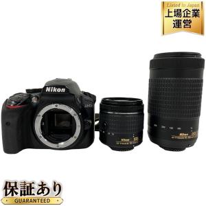 Nikon D3400 ダブルズームキット デジタル 一眼レフ カメラ ブラック