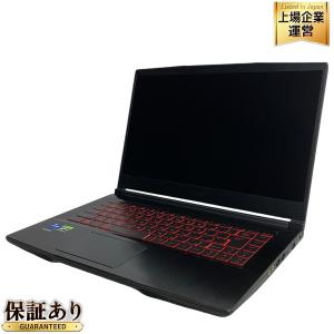 動作MSI GF63 Thin 11UD 15.6インチ ゲーミング ノートPC i7-11800H 16GB SSD 512GB RTX 3050 Ti