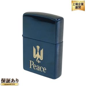 ZIPPO Peace ブルーチタン 01年(ライター)の新品/中古販売