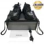 バレンシアガ BALENCIAGA Triple S スニーカー Allover Logo ブラック 22.5cm (34) レディース